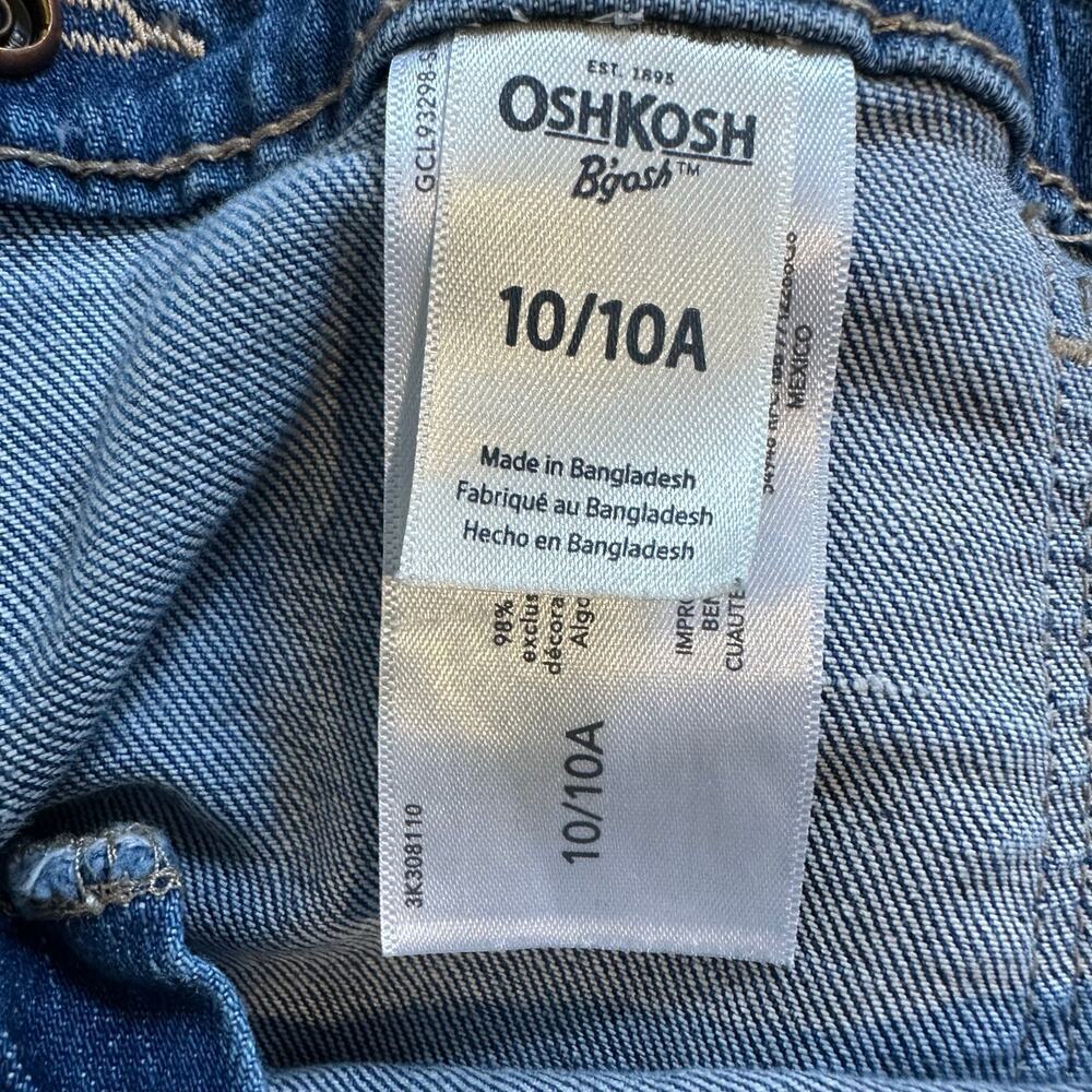 Oshkosh B'gosh Vestbak Overalls with Belt Girls 10 - Picture 7 of 8